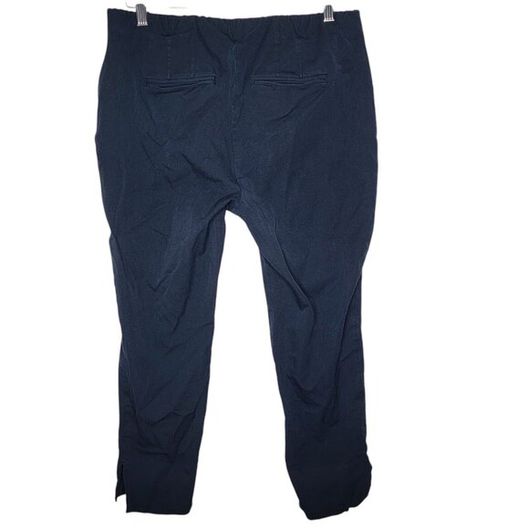 J. Jill Premium Bi-Stretch‎ Size 10 Navy Blue Skinny Stretch Pull On Pants - Picture 2 of 6